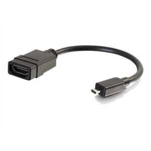 C2G HDMI Micro to HDMI Adapter Converter Dongle - HDMI-adapter - 20.3 cm 1