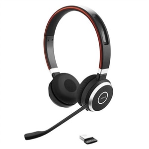 Jabra Evolve 65 MS stereo - Koptelefoon - op oor - Bluetooth - - NFC - | Dell