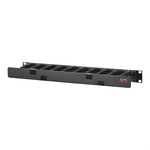APC Horizontal Cable Manager Single-Sided with Cover rack-kabelføringssett - 1U 1