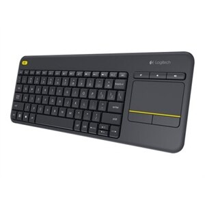 Logitech Wireless Touch Keyboard K400 Plus - Tastatur - trådløs - 2.4 GHz - Nordisk - svart 1