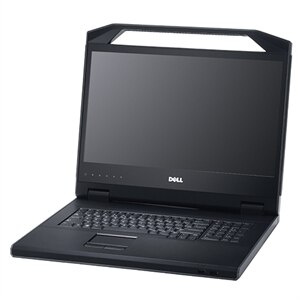 Dell FPM185 - KVM-konsol - USB - 18.5-tum - kan monteras i rack - 1366 x 768 - 1U - TAA-kompatibel 1