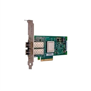QLogic QLE2562 - 主机总线适配器 - PCIe 2.0 x8 低功耗 - 8Gb光纤通道 x 2 -用于 PowerEdge R320, R420, R820; PowerVault DL2300, NX3300, NX400; PowerEdge R430, R530, R730 1