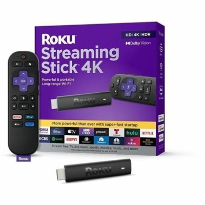 Roku Streaming Stick 3820R2 Network Audio/Video Player - Wireless LAN - USB Cable Included