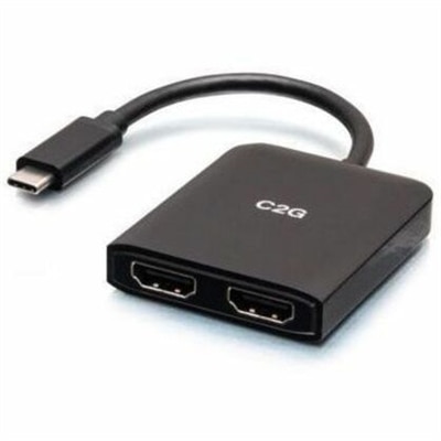 C2G USB-C® to Dual HDMI® MST Hub - 4K 60Hz