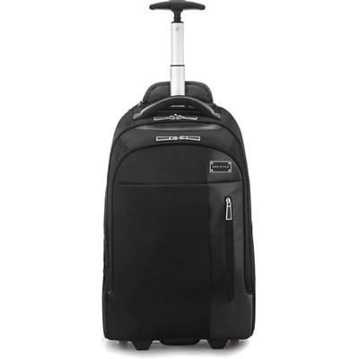 ECO STYLE Tech Exec Carrying Case (Rolling Backpack) for 17.3" Laptop - Black