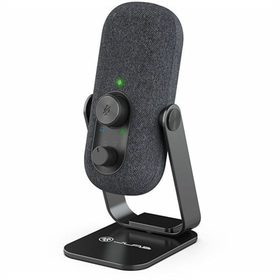 JLab Go Talk Wired Condenser, Dynamic Microphone for Studio, Podcasting, Gaming, Recording, Voice - Black
