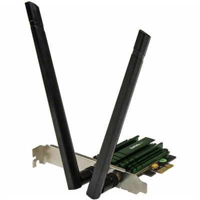StarTech PCI Express AC1200 Dual Band Wireless-AC Network Adapter, PCIe 802.11ac WiFi Card, TAA