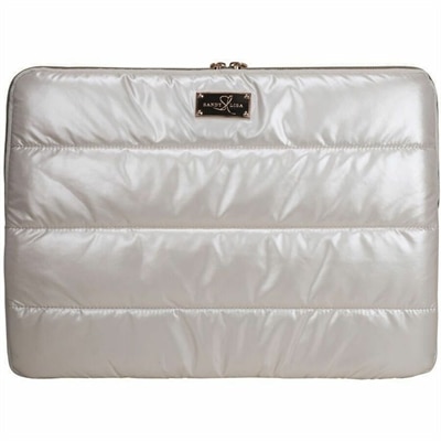 Sandy Lisa Cape Town Carrying Case (Sleeve) for 16" Laptop - White Chrome
