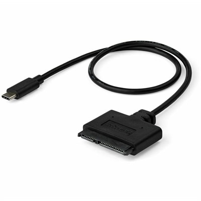 StarTech SATA to USB-C Cable, USB 10Gbps to 2.5in SATA I II III Hard Drive Adapter, External Converter for SSD or HDD Data Transfer