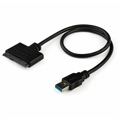 StarTech SATA to USB Cable, USB 5Gbps to 2.5in SATA I II III Hard Drive Adapter, External Converter for SSD or HDD Data Transfer